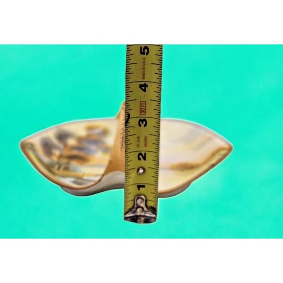 Ceramic Divided Dish Landscape Design Nippon Moriage Morimura Handle Basket Bowl - Picture 8 of 9